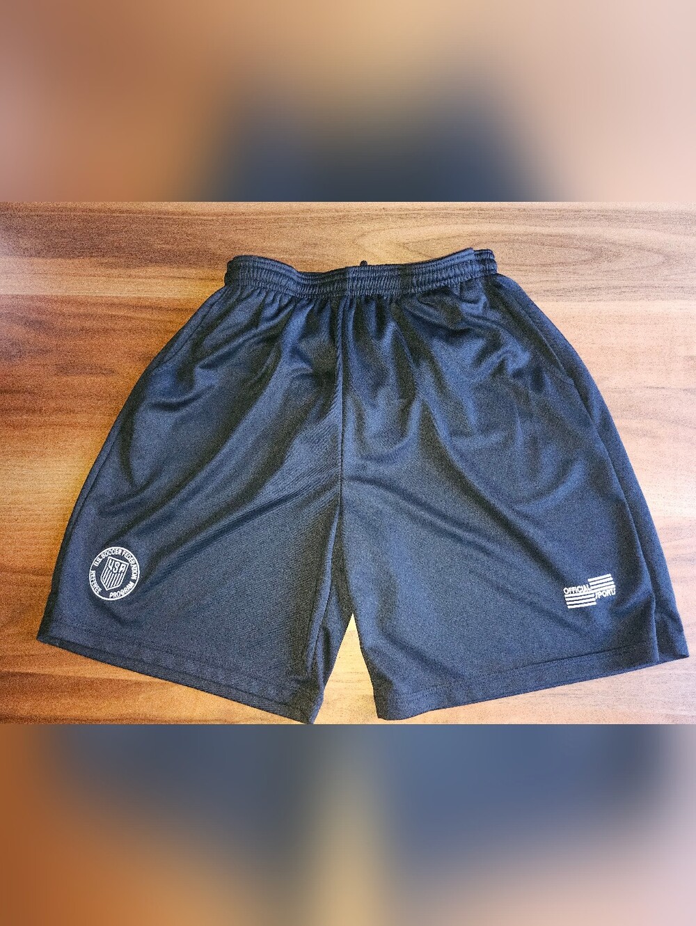 Official Sports USSF Mens Medium Soccer Referee Program Shorts  Pockets